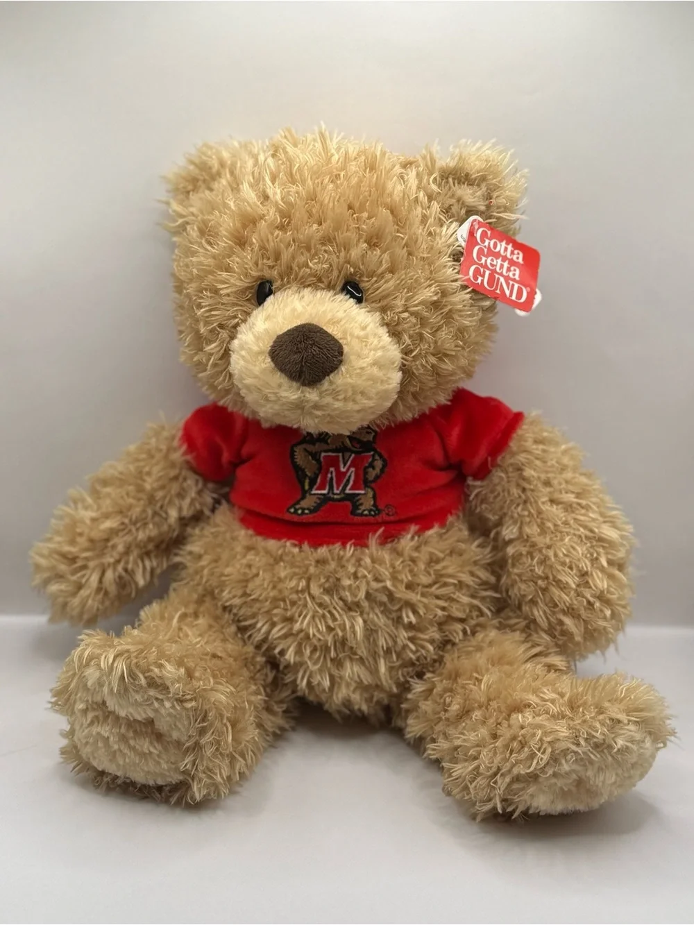 NWT GUND Stitchie Bear Plush Stuffed Animal Maryland Terrapins Shirt #319929